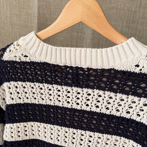 Universal Thread Striped Nautical Old Money Sweater | Size M - Picture 7 of 11